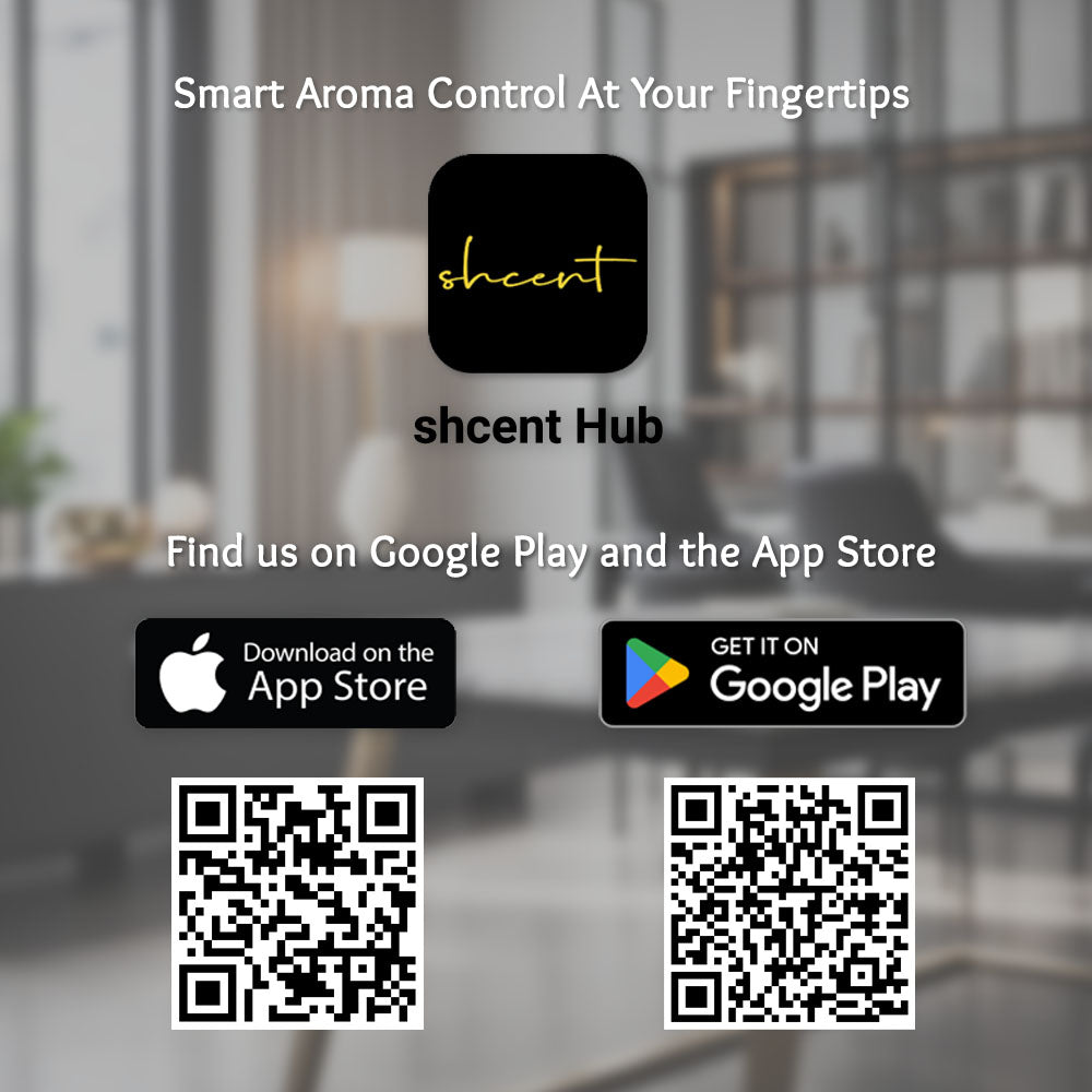 shcent Vortex | Bluetooth Aroma Nebulizer for Living Rooms & Medium Spaces