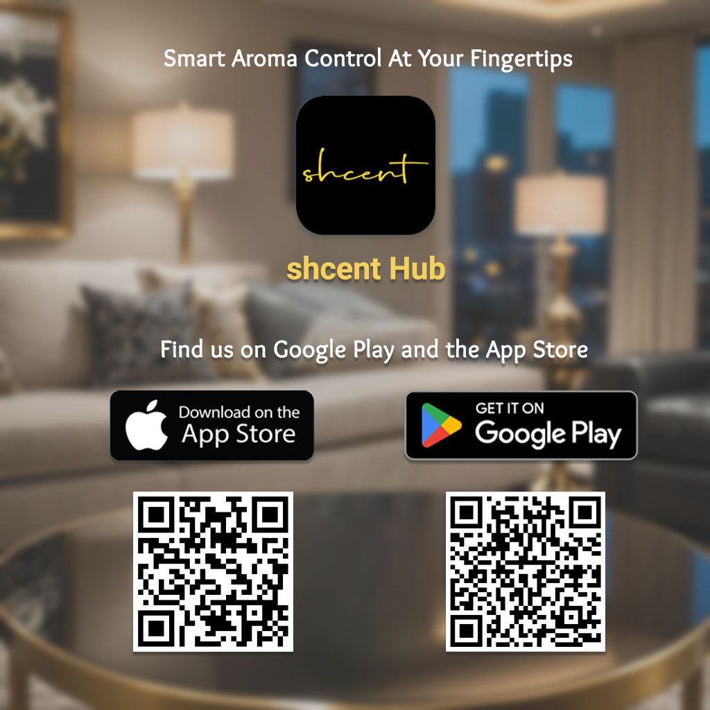 shcent Capsule | Bluetooth Plug-in Aroma Nebulizer for Home & Office
