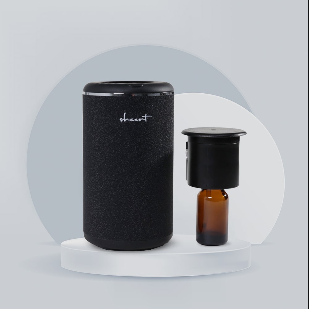 shcent Journey R | Rechargeable Car Aroma Nebulizer with Sleek Glitter Finish