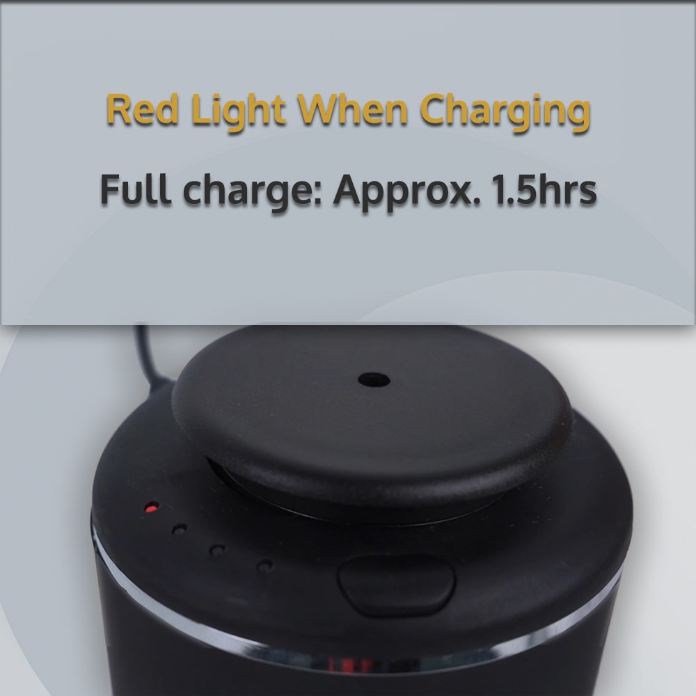shcent Journey R | Rechargeable Car Aroma Nebulizer with Sleek Glitter Finish