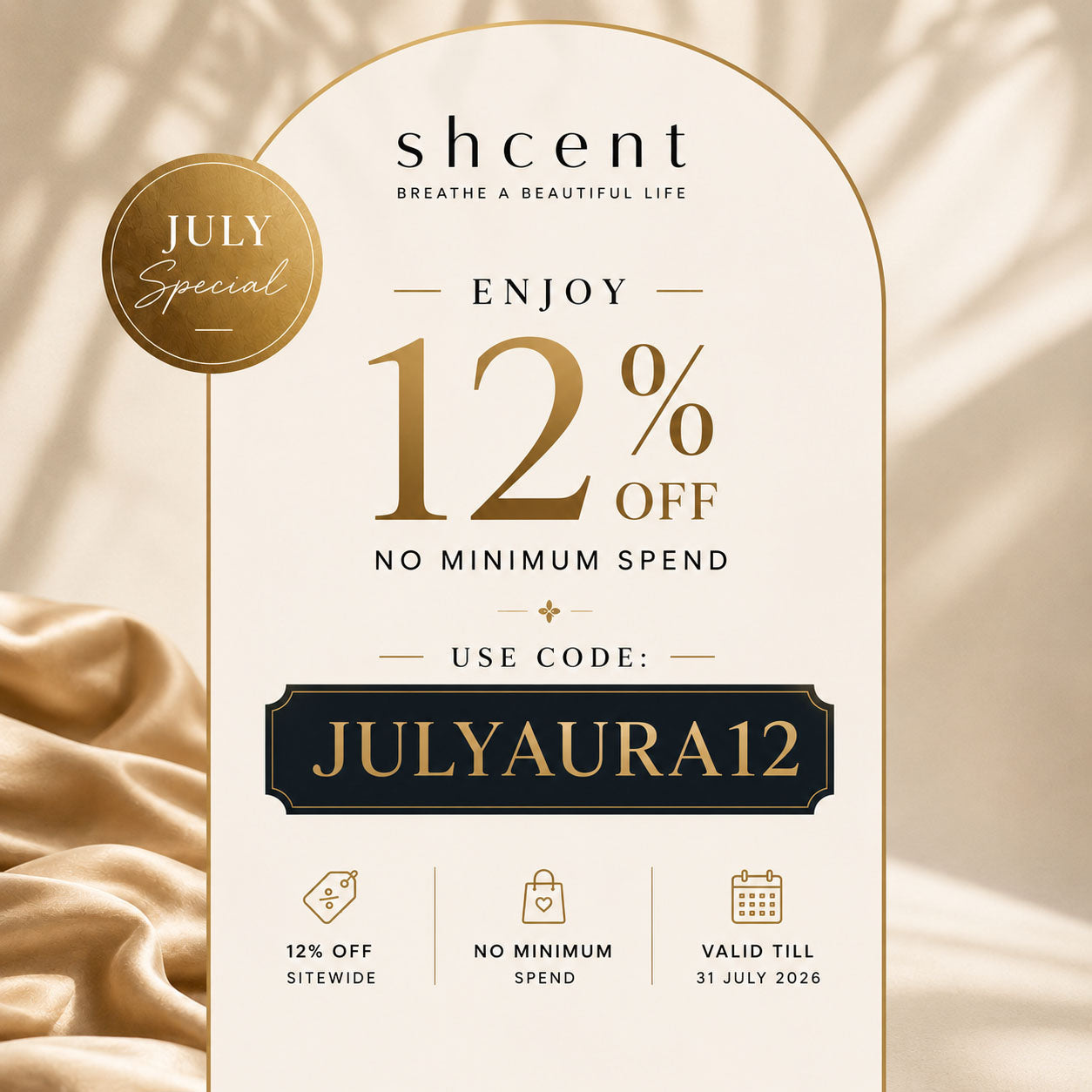 Elevate Every Space with 12% Off