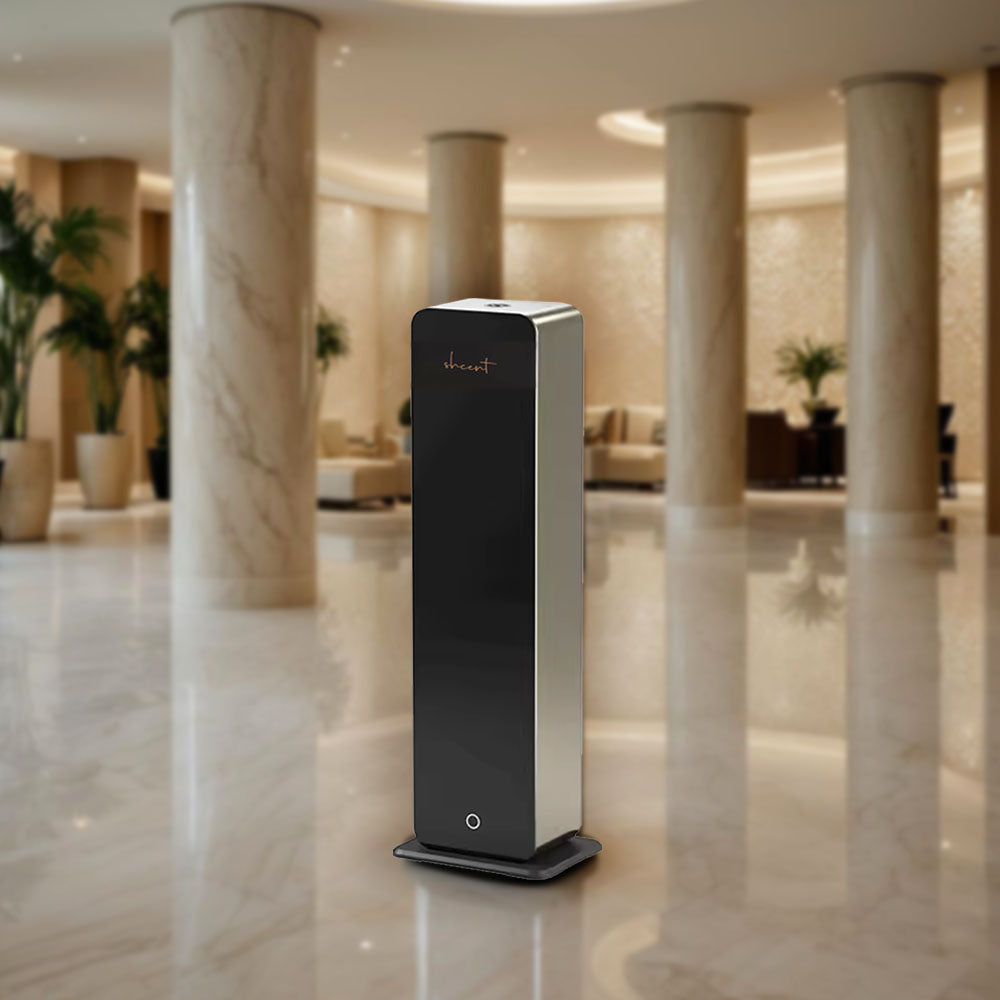 shcent Nebula | Bluetooth Large Tower Aroma Nebulizer for Expansive Sp